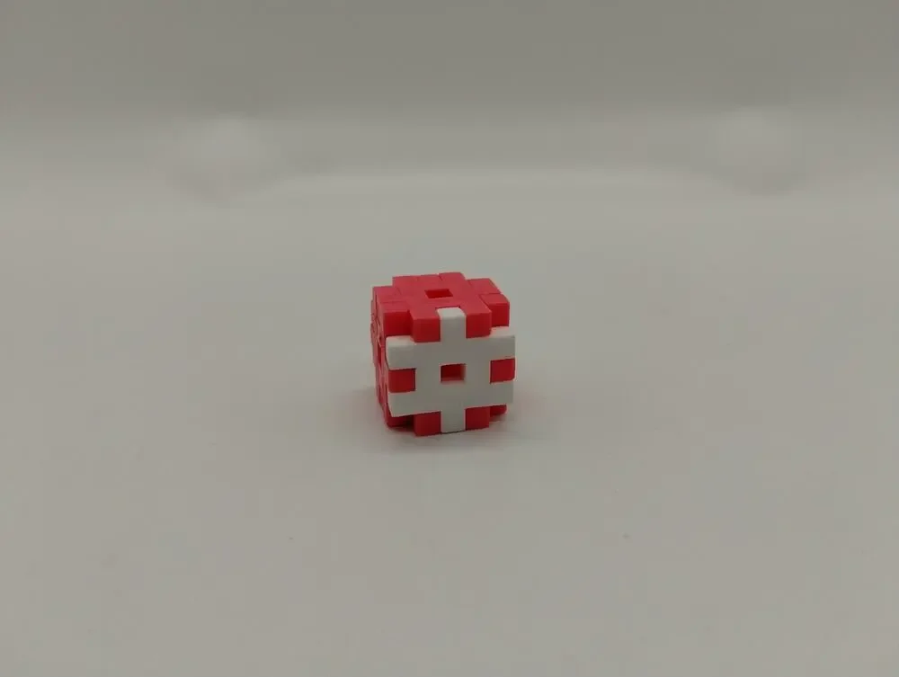 Cube Interlocking Puzzle for 18